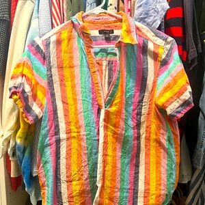 J. Crew Linen Summer Top- 100% Linen